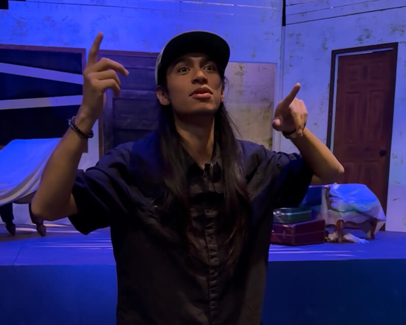 Javier Fimbres actively directs the production 