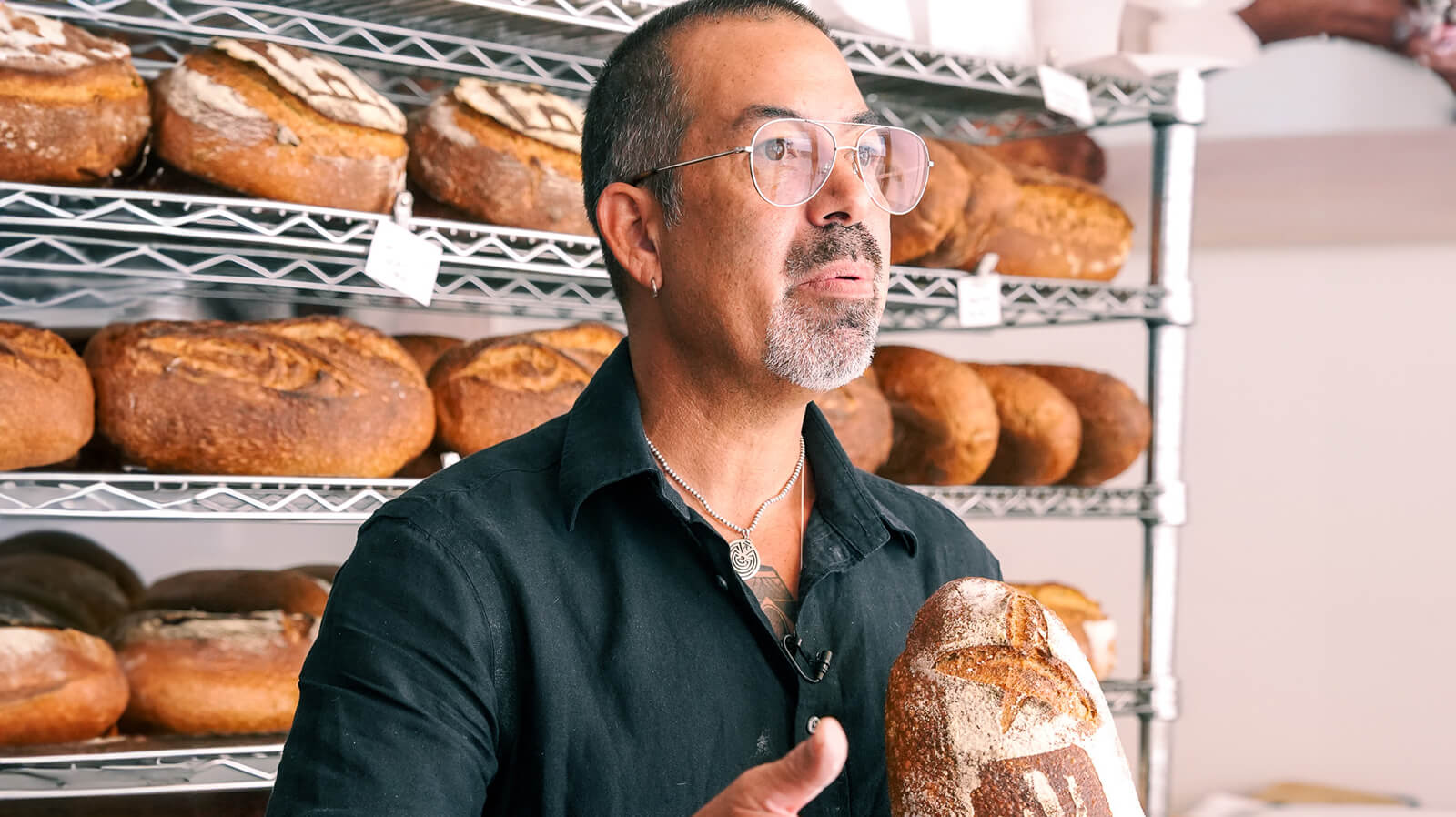 Don Guerra at Barrio Bread in Tucson.
