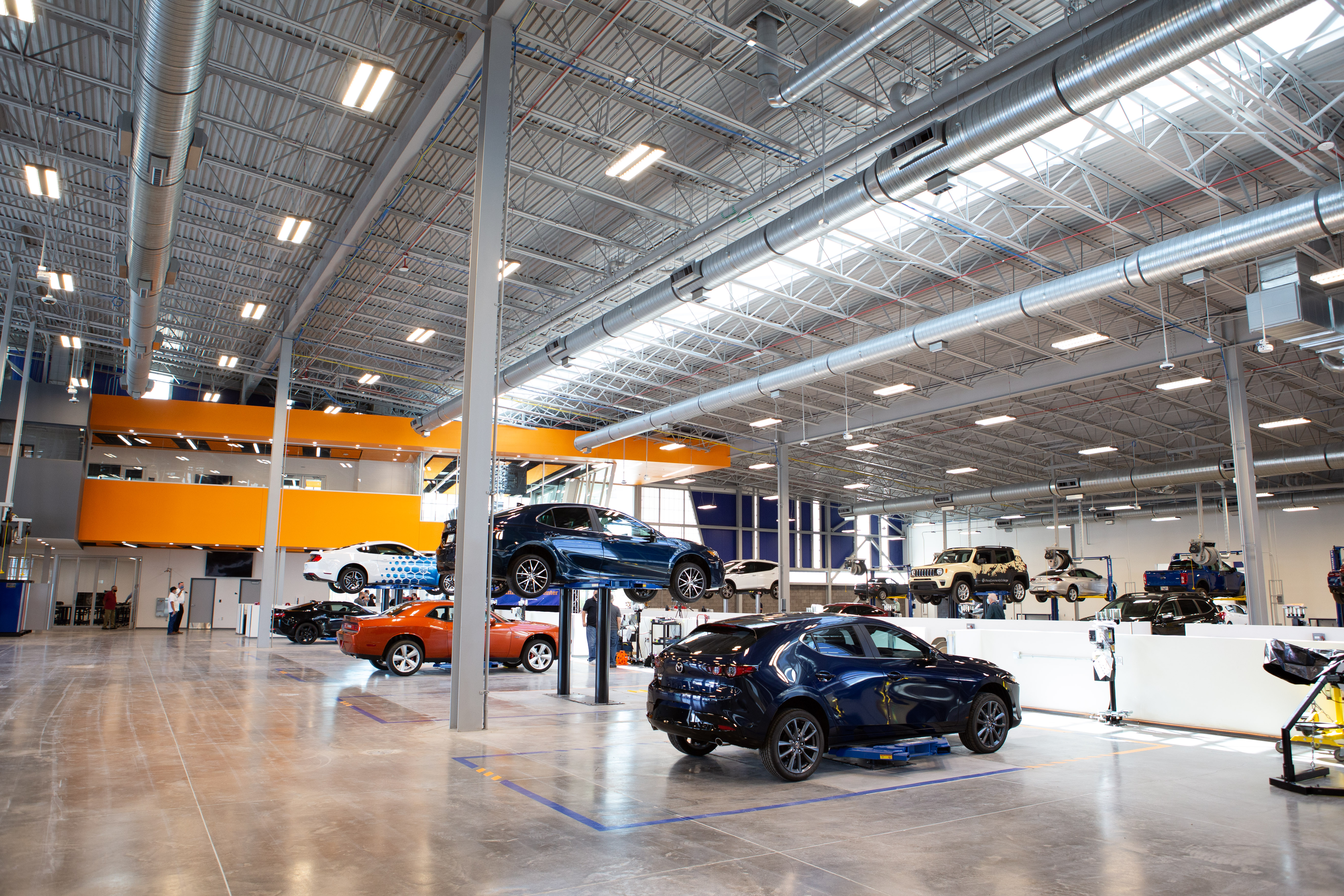 An aerial shot of the ATIC interior